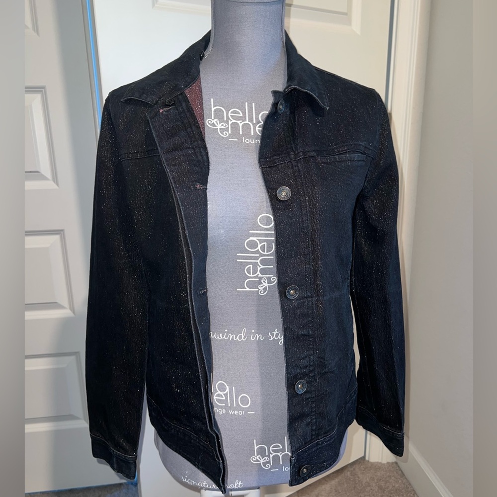 Sparkly jean jacket